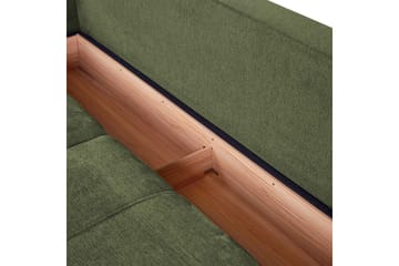 3-seters sofa Innvik - Grønn, 213x156 cm - Møbler - Sofaer - Sovesofaer - 2 seters sovesofa