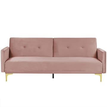 3-seters sofa Lucan - Rosa, Gull - Møbler - Sofaer - Sovesofaer - 3 seters sovesofa