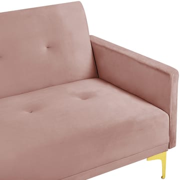 3-seters sofa Lucan - Rosa, Gull - Møbler - Sofaer - Sovesofaer - 3 seters sovesofa