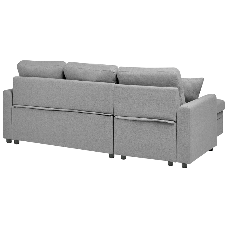 3-seters sofa Nassjo høyrevendt - Grå - Møbler - Sofaer - Sovesofaer - Langsgående sovesofa