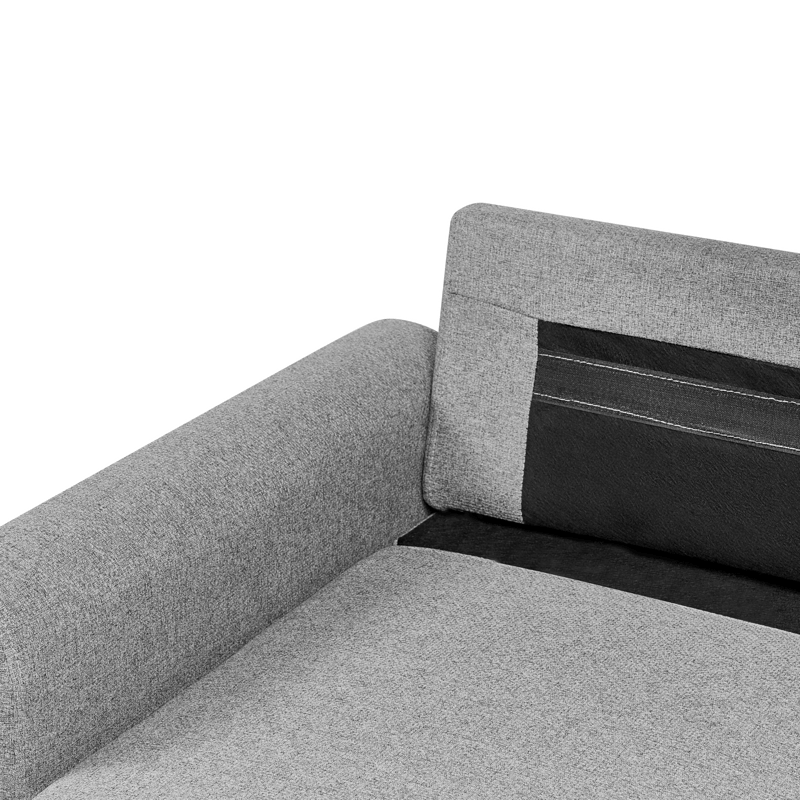 3-seters sofa Nassjo høyrevendt - Grå - Møbler - Sofaer - Sovesofaer - Langsgående sovesofa