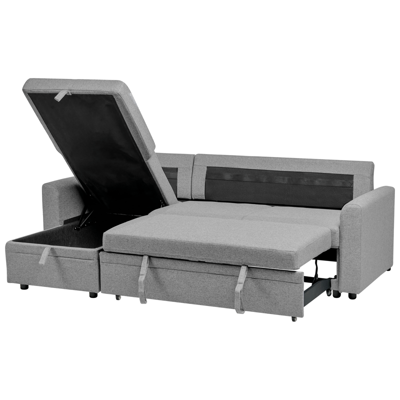 3-seters sofa Nassjo høyrevendt - Grå - Møbler - Sofaer - Sovesofaer - Langsgående sovesofa