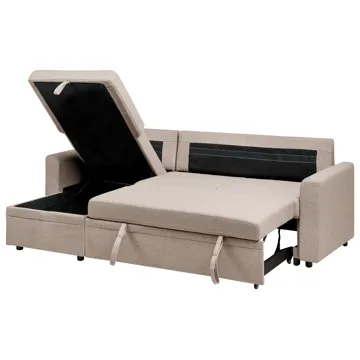 3-seters sofa Nassjo høyrevendt - Lys brun - Møbler - Sofaer - Sovesofaer - Langsgående sovesofa