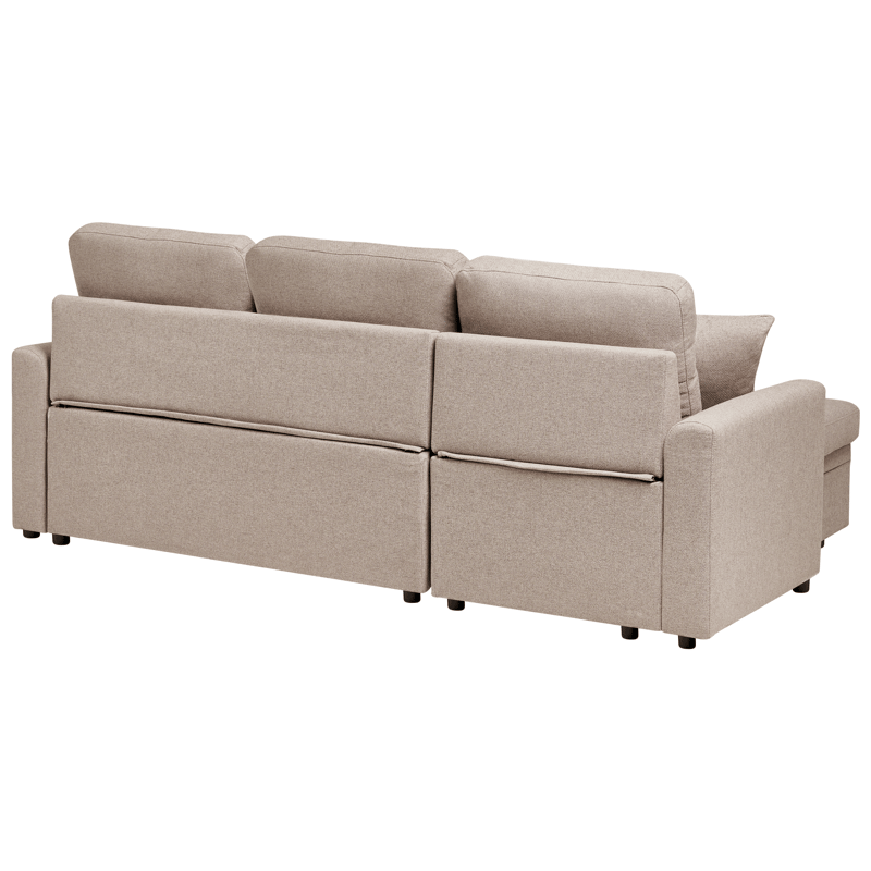 3-seters sofa Nassjo høyrevendt - Lys brun - Møbler - Sofaer - Sovesofaer - Langsgående sovesofa
