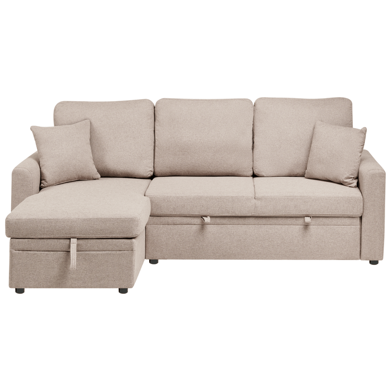 3-seters sofa Nassjo høyrevendt, Lys brun