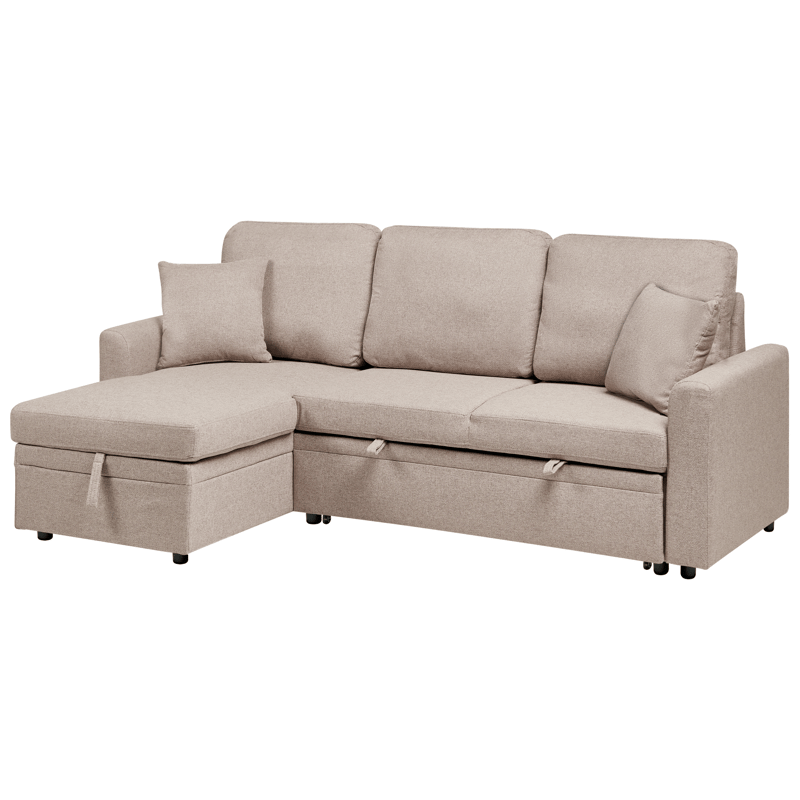 3-seters sofa Nassjo høyrevendt - Lys brun - Møbler - Sofaer - Sovesofaer - Langsgående sovesofa