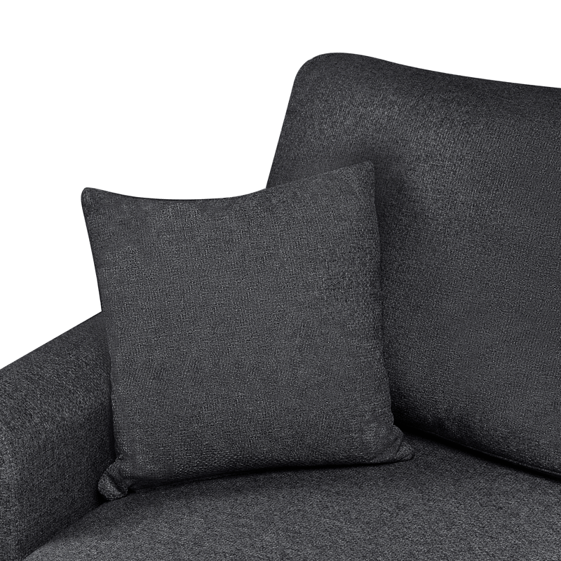 3-seters sofa Nassjo høyrevendt - Svart - Møbler - Sofaer - Sovesofaer - Langsgående sovesofa