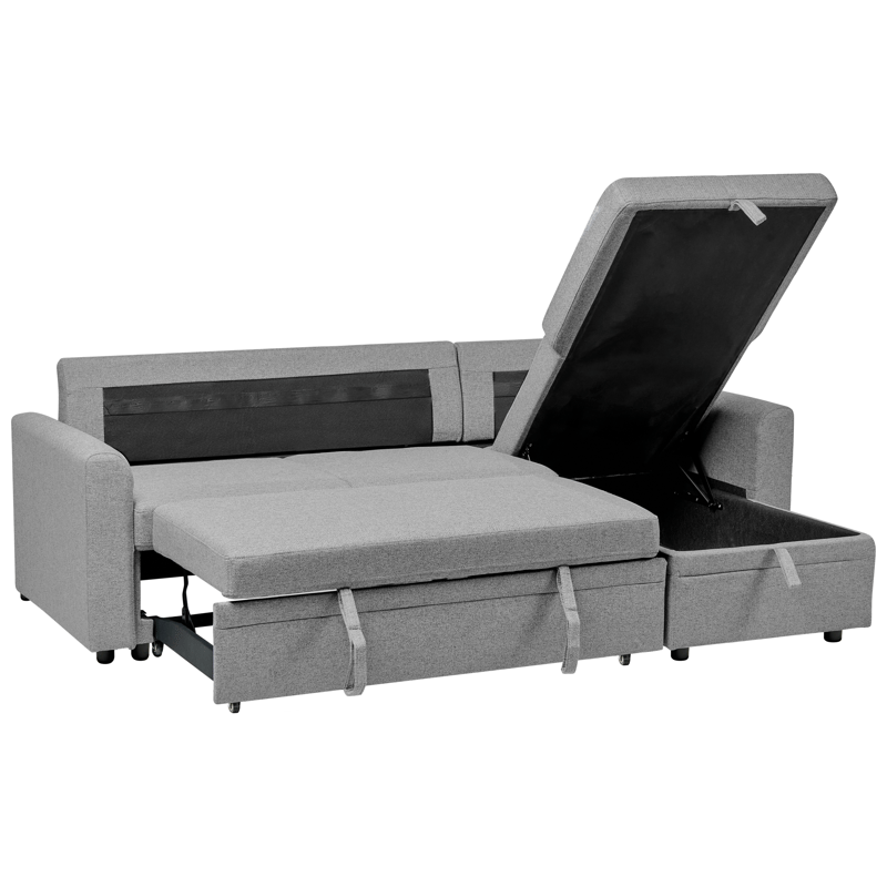 3-seters sofa Nassjo venstrevendt - Grå - Møbler - Sofaer - Sovesofaer - Langsgående sovesofa
