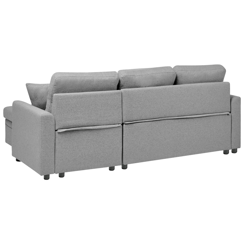 3-seters sofa Nassjo venstrevendt - Grå - Møbler - Sofaer - Sovesofaer - Langsgående sovesofa