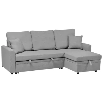 3-seters sofa Nassjo venstrevendt - Grå - Møbler - Sofaer - Sovesofaer - Langsgående sovesofa