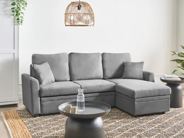3-seters sofa Nassjo venstrevendt - Grå - Møbler - Sofaer - Sovesofaer - Langsgående sovesofa
