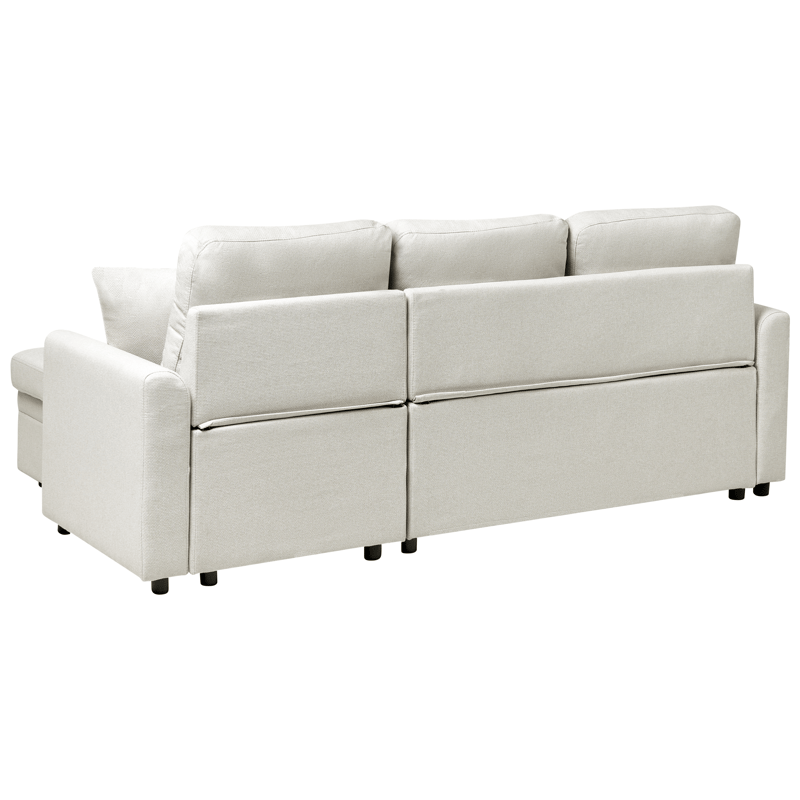3-seters sofa Nassjo venstrevendt - Lys beige - Møbler - Sofaer - Sovesofaer - Langsgående sovesofa