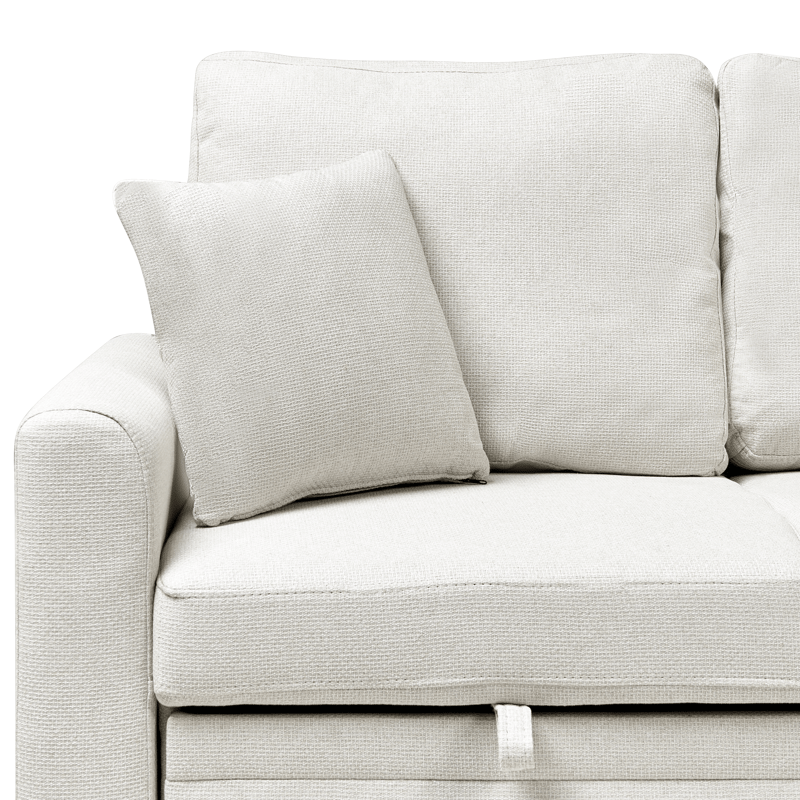 3-seters sofa Nassjo venstrevendt - Lys beige - Møbler - Sofaer - Sovesofaer - Langsgående sovesofa