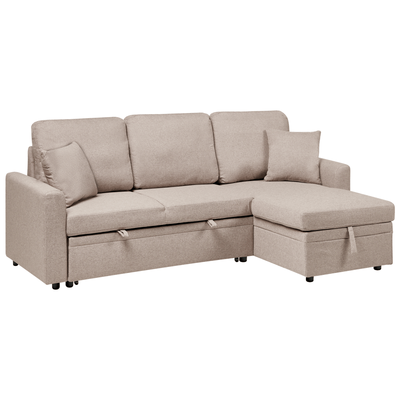 3-seters sofa Nassjo venstrevendt - Lys brun - Møbler - Sofaer - Sovesofaer - Langsgående sovesofa