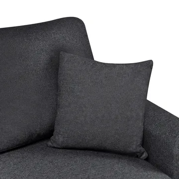 3-seters sofa Nassjo venstrevendt - Svart - Møbler - Sofaer - Sovesofaer - Langsgående sovesofa
