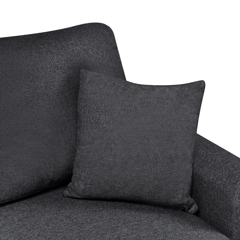 3-seters sofa Nassjo venstrevendt - Svart - Møbler - Sofaer - Sovesofaer - Langsgående sovesofa