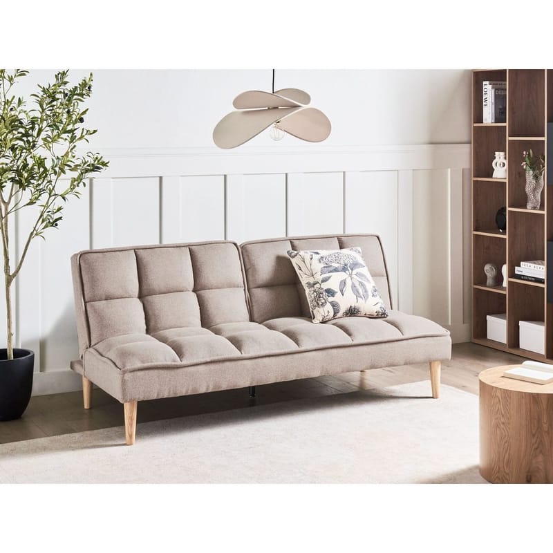 3-seters sofa Siljan - Brun, lyst tre - Møbler - Sofaer - Sovesofaer - 3 seters sovesofa