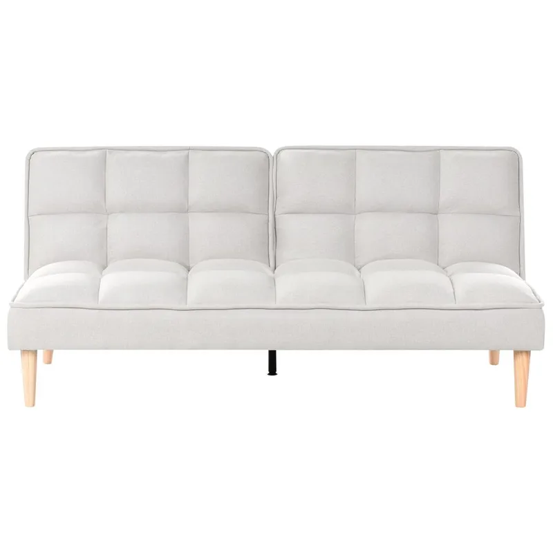 3-seters sofa Siljan, Hvit, lyst tre