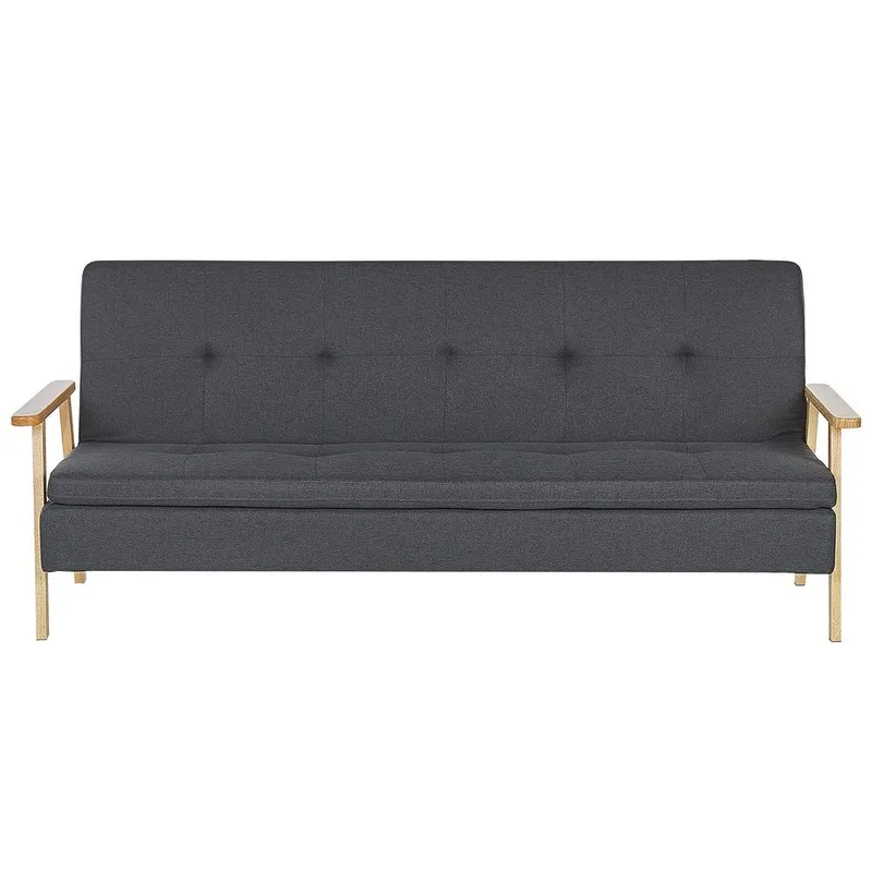 3-seters sofa Tjorn, Mørk grå, lyst tre