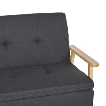 3-seters sofa Tjorn - Mørk grå, lyst tre - Møbler - Sofaer - Sovesofaer - Futon - Futon sofa