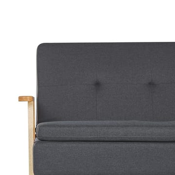 3-seters sofa Tjorn - Mørk grå, lyst tre - Møbler - Sofaer - Sovesofaer - Futon - Futon sofa