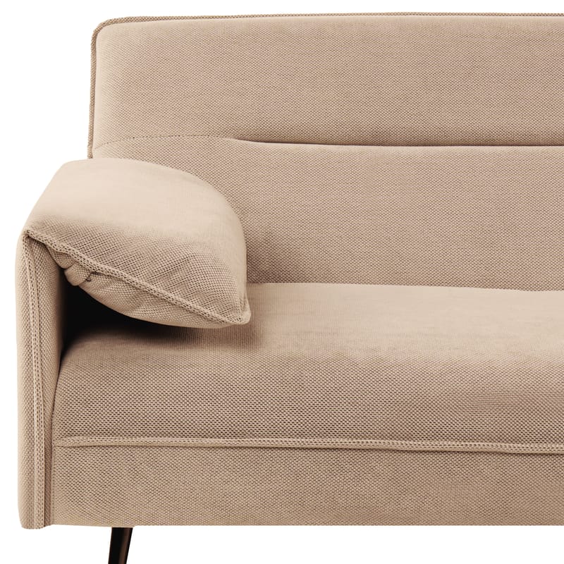 3-seters sofa Vayla - Lysebrun - Møbler - Sofaer - Sovesofaer - 3 seters sovesofa