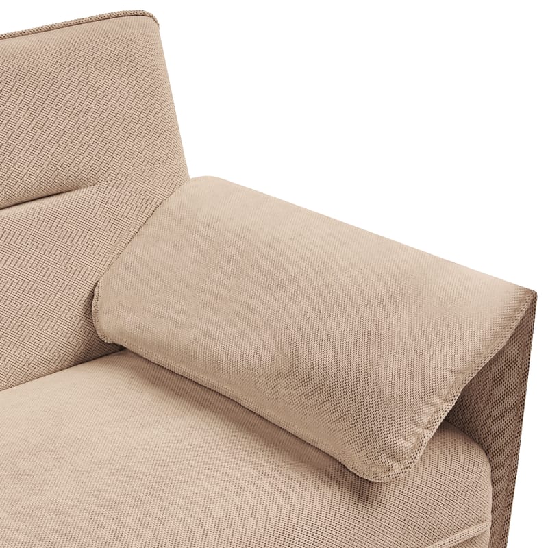 3-seters sofa Vayla - Lysebrun - Møbler - Sofaer - Sovesofaer - 3 seters sovesofa