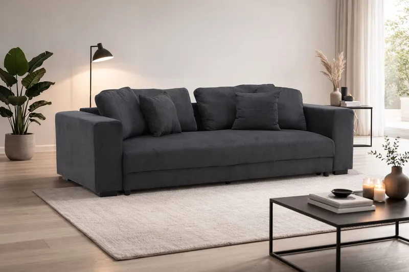 3-seters sofa Venture Home Bellman Mørkegrå 250 x 95 x 78, mørkegrå