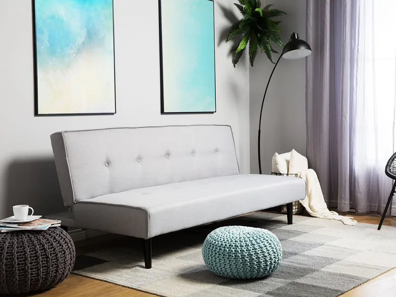 3-seters sofa Visby - Lysegrå - Møbler - Sofaer - Sovesofaer - 3 seters sovesofa