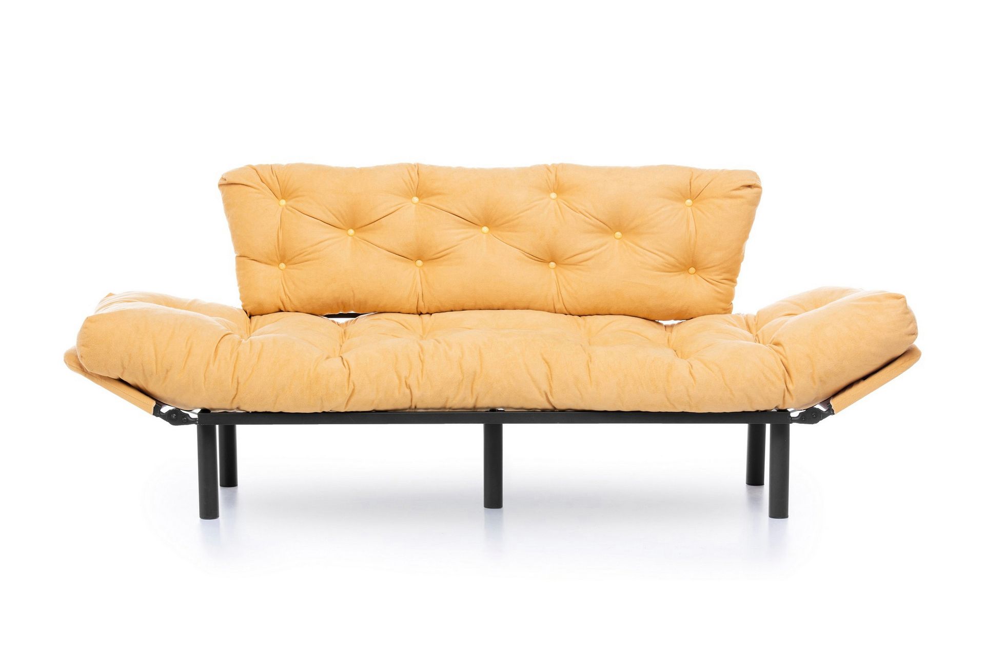 3-seter Sovesofa Aitze - Gul - Møbler - Sofaer - Sovesofaer - 3 seters sovesofa