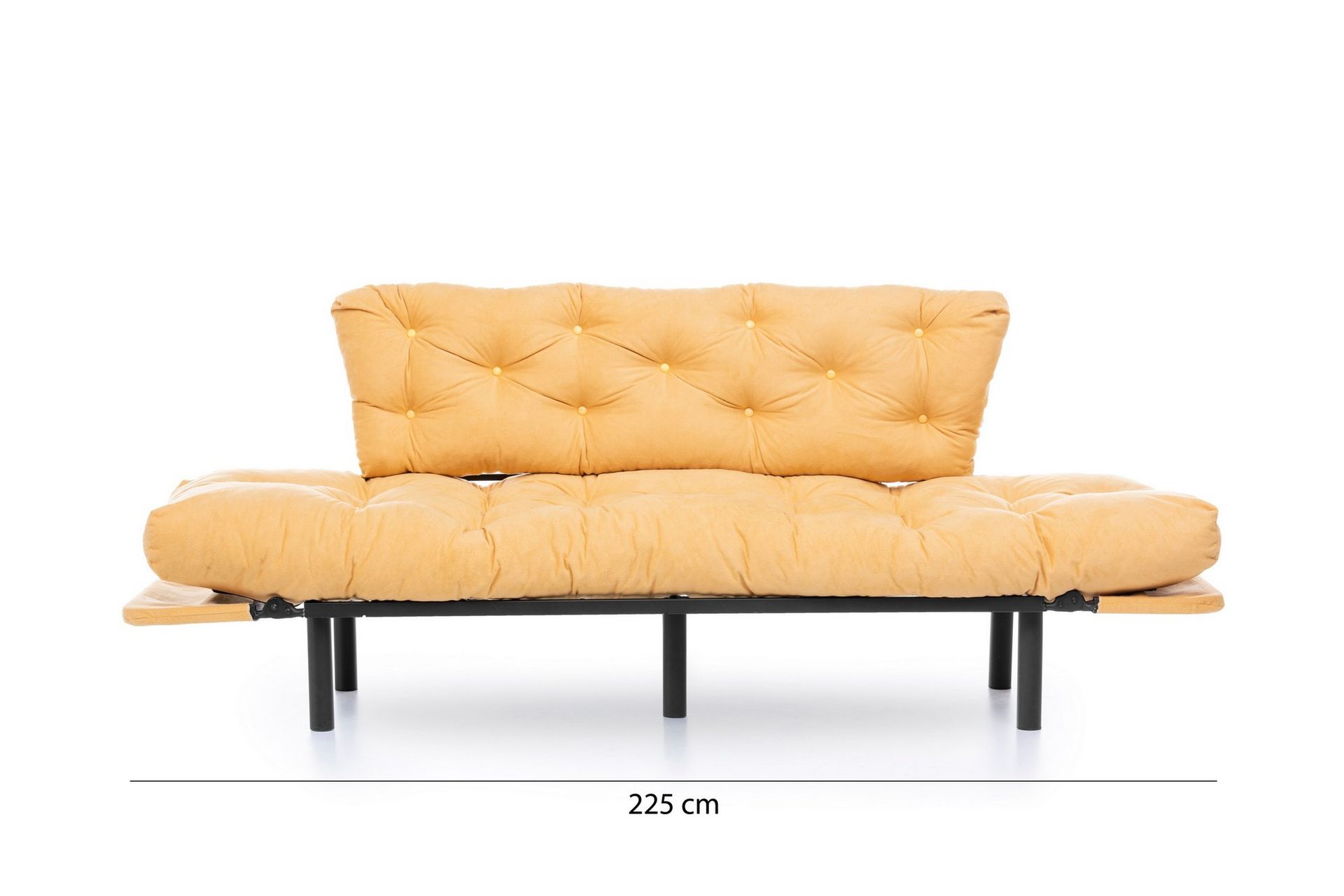 3-seter Sovesofa Aitze - Gul - Møbler - Sofaer - Sovesofaer - 3 seters sovesofa