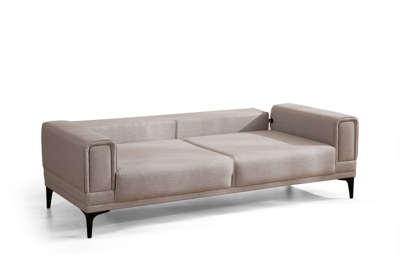 3-seter Sovesofa Naoko - Beige - 3 seters sovesofa