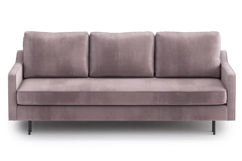 3-seter Sovesofa Vickan - Rosa - 3 seters sovesofa