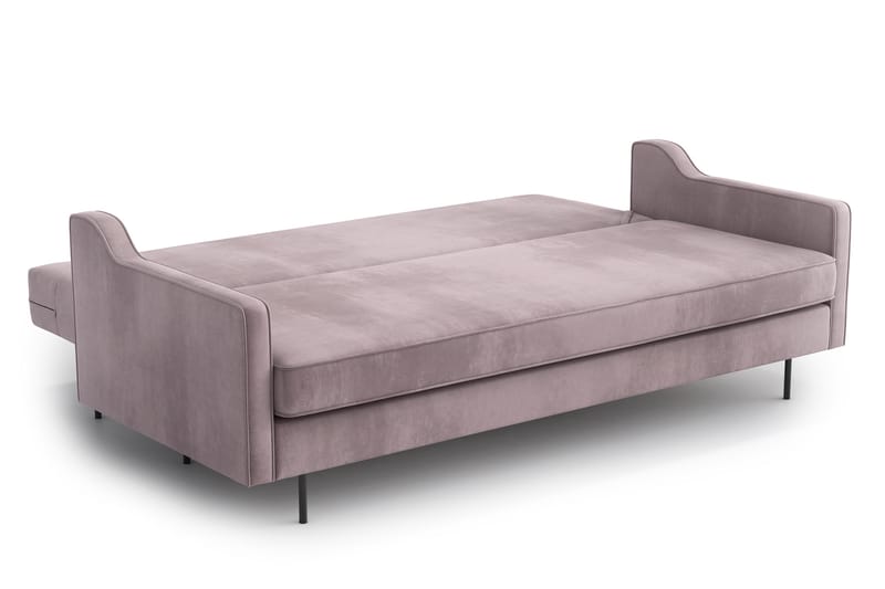 3-seter Sovesofa Vickan - Rosa - 3 seters sovesofa