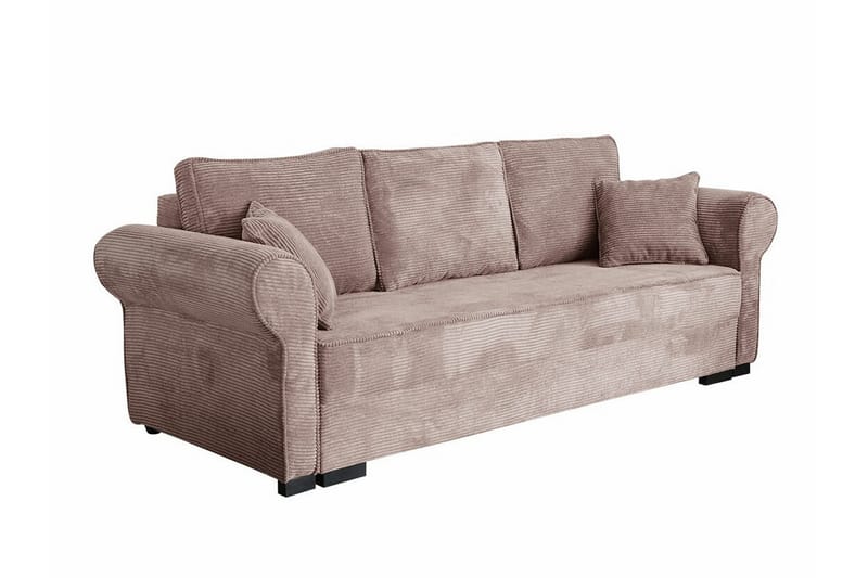 3-seters Sovesofa Denegal - Brun/Beige - 3 seters sovesofa