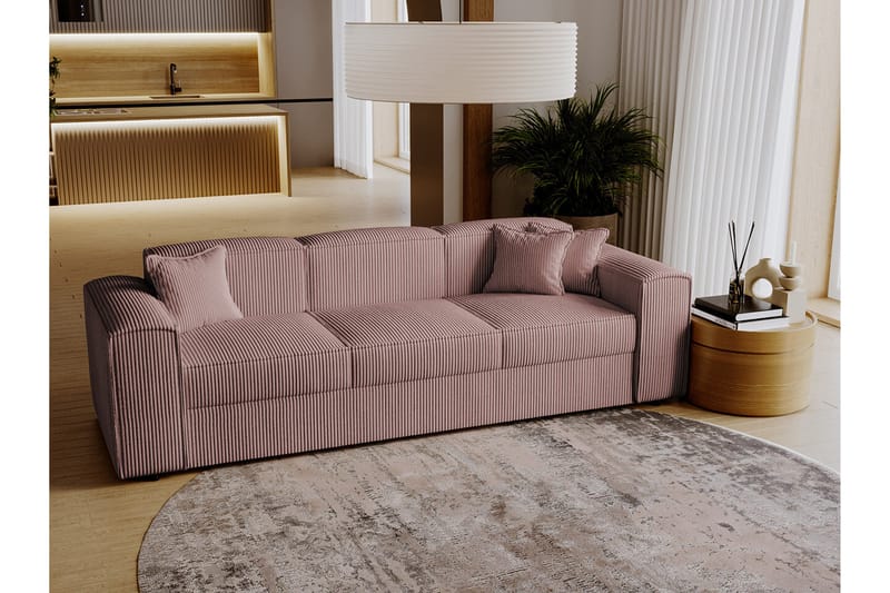 3-seters Sovesofa Knocklong - Beige - 3 seters sovesofa