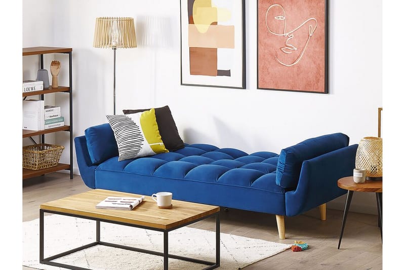 3-seters Sovesofa seng Lutarp - Blå - Møbler - Sofaer - Sovesofaer - 3 seters sovesofa