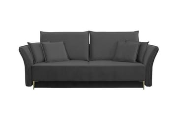 3-seters Sovesofa Staffin - Mørkegrå - Møbler - Sofaer - Sovesofaer - 3 seters sovesofa