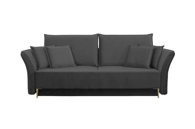 3-seters Sovesofa Staffin - Mørkegrå - Møbler - Sofaer - Sovesofaer - 3 seters sovesofa