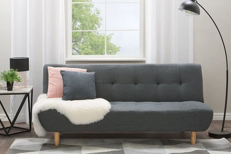 Alsten Sovesofa 182 cm - Grå - Møbler - Sofaer - Sovesofaer - 3 seters sovesofa