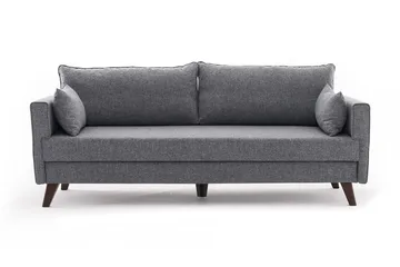 Antigua 3-seter Sovesofa 150x190 cm i Stoff - Grå - Møbler - Sofaer - Sovesofaer - 3 seters sovesofa