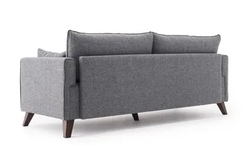 Antigua 3-seter Sovesofa 150x190 cm i Stoff - Grå - Møbler - Sofaer - Sovesofaer - 3 seters sovesofa