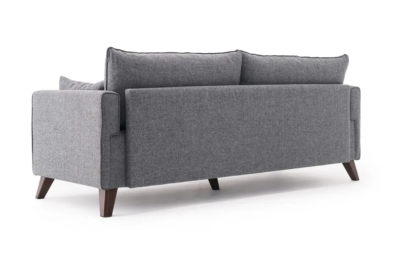 Antigua 3-seter Sovesofa 150x190 cm i Stoff - Grå - Møbler - Sofaer - Sovesofaer - 3 seters sovesofa