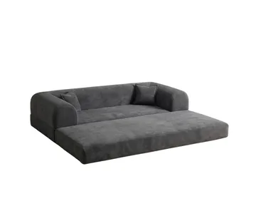 3-seters sovesofa Atelier Del Sofa Legom Eco (190 x 90 x 25 cm) Antrasitt - Møbler - Sofaer - Sovesofaer - 3 seters sovesofa
