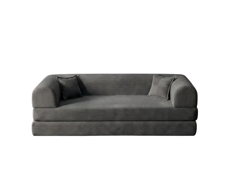 3-seters sovesofa Atelier Del Sofa Legom Eco (190 x 90 x 25 cm) Antrasitt