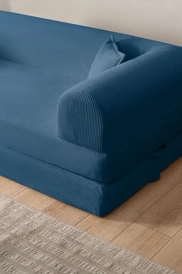 3-seters sovesofa Atelier Del Sofa Legom Eco (190 x 90 x 25 cm) Blå - Møbler - Sofaer - Sovesofaer - 3 seters sovesofa