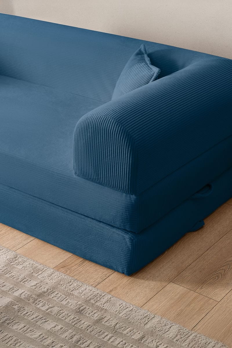 3-seters sovesofa Atelier Del Sofa Legom Eco (190 x 90 x 25 cm) Blå - Møbler - Sofaer - Sovesofaer - 3 seters sovesofa