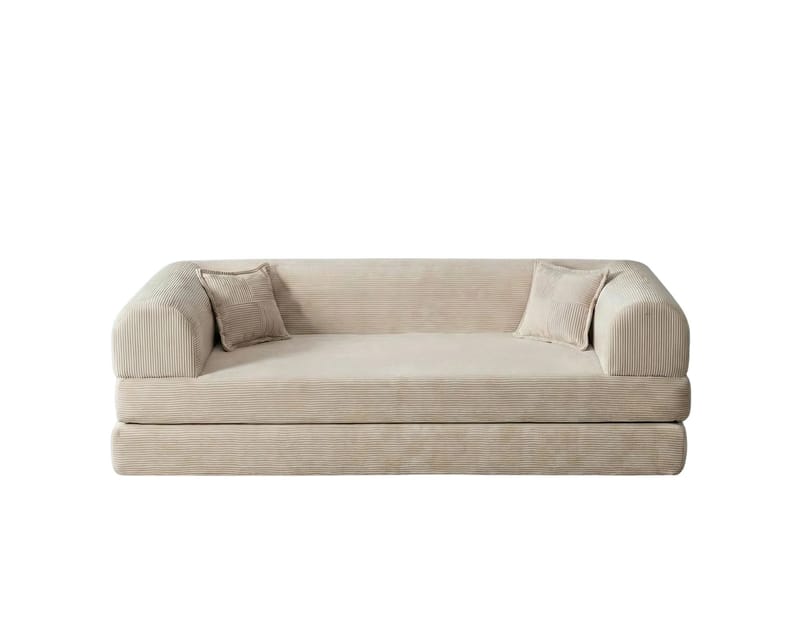 3-seters sovesofa Atelier Del Sofa Legom Eco (190 x 90 x 25 cm) Krem
