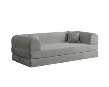 3-seters sovesofa Atelier Del Sofa Legom Eco (190 x 90 x 25 cm) Lysegrå - Møbler - Sofaer - Sovesofaer - 3 seters sovesofa