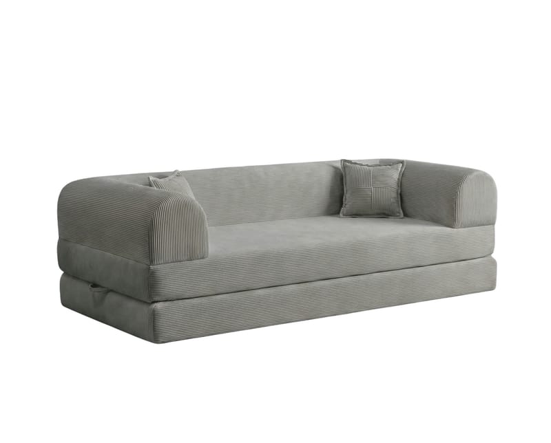 3-seters sovesofa Atelier Del Sofa Legom Eco (190 x 90 x 25 cm) Lysegrå - Møbler - Sofaer - Sovesofaer - 3 seters sovesofa